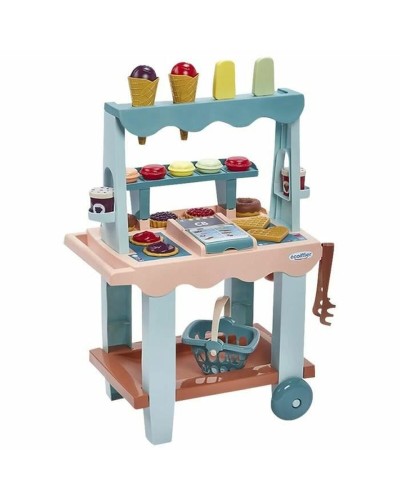 Ecoiffier Supermarché Jouet 26pcs - Caisse, Produits, Chariot - Jeu d'Imitation
