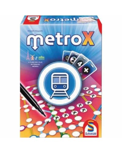 Schmidt Spiele Metro X - Juego de Mesa Estratégico para Familias
