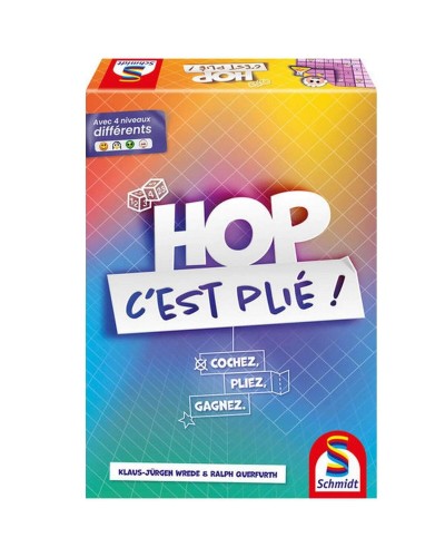 Schmidt Spiele HOP C'est Plié! - Schnelles und lustiges Brettspiel (FR)
