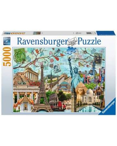 Palapeli Ravensburger 17118 Big Cities Collage 5000 Kappaletta
