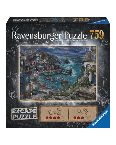 Ravensburger Escape Puzzle - Treacherous Harbor 759 Pezzi - Rompicapo Adulti
