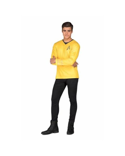 My Other Me Costume Star Trek Kirk Yellow - Adults, Original Starfleet Shirt
