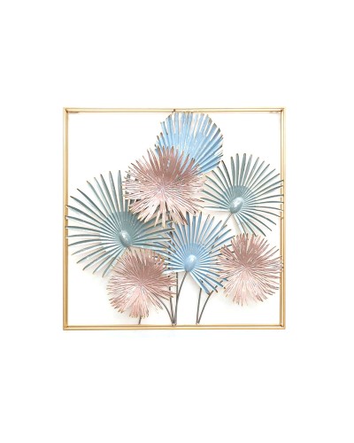 Seinäkoriste DKD Home Decor Metalli (90 x 7 x 90 cm)