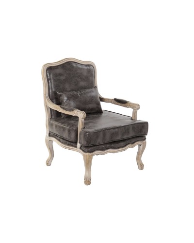 Nojatuoli DKD Home Decor Ruskea Polyuretaani Kumipuu (70 x 66 x 94 cm)