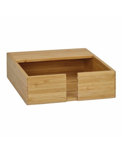 Servetthållare Andrea House ms69235 Bambu 17,5 x 17,5 x 5,5 cm