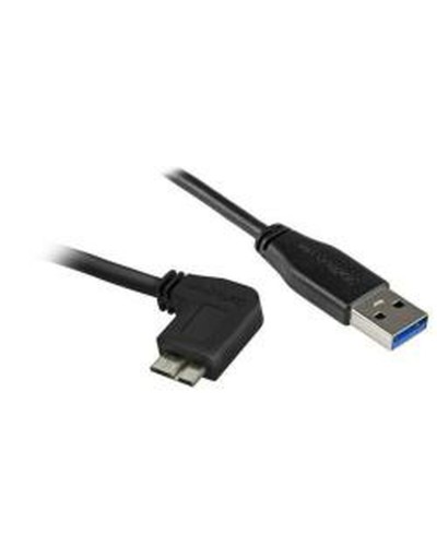 USB-kaapeli - micro-USB Startech USB3AU1MRS Musta