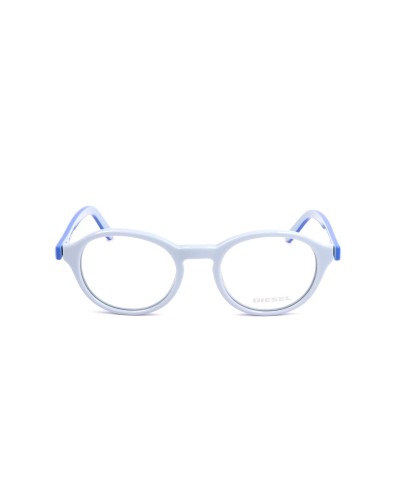 Diesel DL5024: Gafas Gris Unisex, Montura Redonda Ø 47mm
