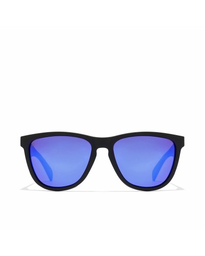 Northweek Regular Matt Schwarz Himmelblau - Unisex Sonnenbrille Ø140mm
