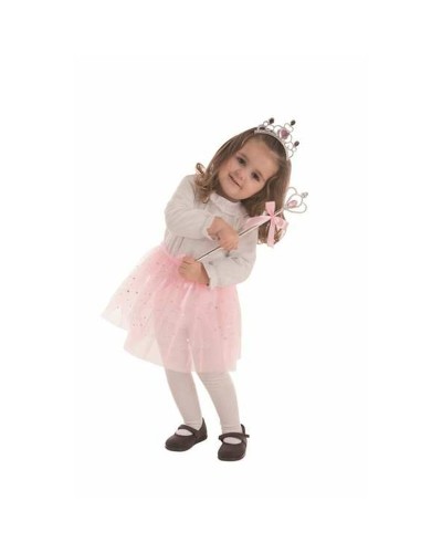 Disfraz Niña Princesa de las Nieves Rosa - 3 Piezas - Vestido de Fantasía
