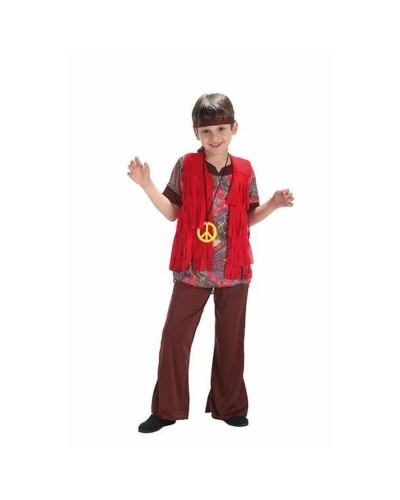 Hippie Costume for Kids 7-9 Years Old - 60s Hippie Party - 5 Piece Set
