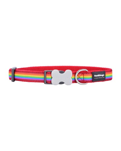 Hundhalsband Red Dingo Rainbow 20-32 cm Multicolour