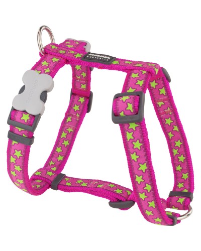 Harnais pour chien Red Dingo On Hot, Taille XS, 25-39 cm, Couleur Rose
