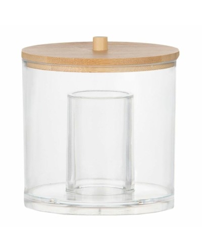 Andrea House Glass Jar | Transparent Acrylic | Ø9 x 9 cm | Decorative Container
