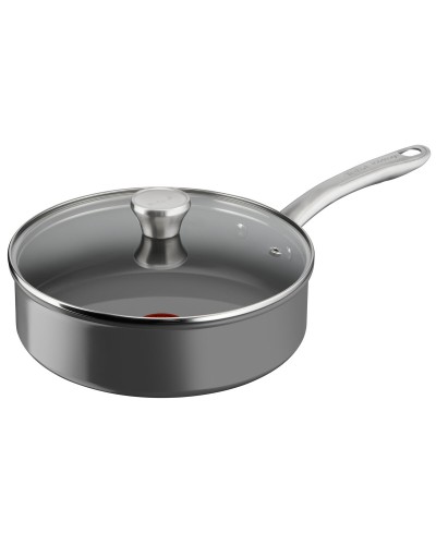 Tefal Padella in Alluminio Antiaderente, Grigia, Diametro 24 cm