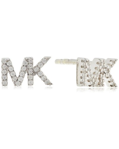 Michael Kors Boucles d'Oreilles Femme MKC1256AN040 Argent Logo MK Pendantes
