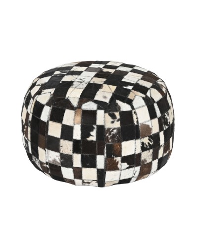 Kussen DKD Home Decor Voor op de grond Crème Donkerbruin Koloniaal 48 x 48 x 35 cm