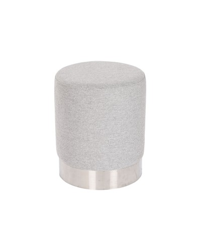 ESPRIT Fußhocker Silbergrau 35x35x42 cm, Perfekt für Entspannung und Einrichtung

