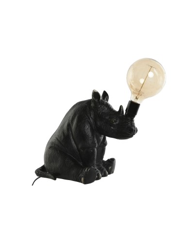 Bureaulamp Home ESPRIT Zwart Hars 50 W 220 V 35 x 21,7 x 29 cm