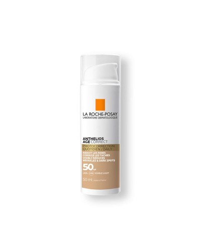 La Roche Posay Anthelios Age Correct SPF 50 - Crème Solaire Visage Teintée Anti-Âge (50ml)
