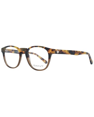 Gant GA3235 : Lunettes Homme Rectangulaires, Monture Marron, Taille 49

