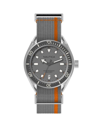 Náutica Reloj de Hombre PRF Gris, Ø 45mm - Estilo Deportivo

