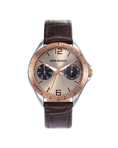 Mark Maddox Reloj Hombre Ø44mm - Cronógrafo Deportivo Acero Inoxidable HC7006-45
