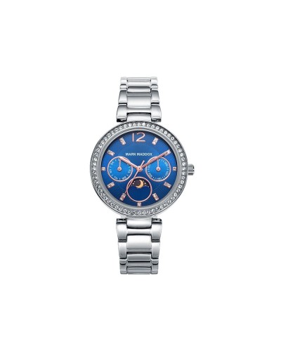 Mark Maddox Montre Femme MM7017-35 - Argent, Élégante et Tendance
