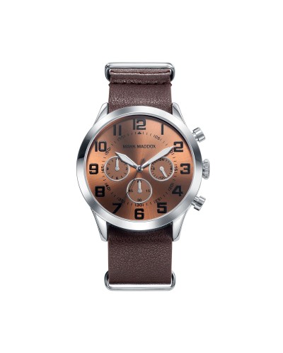 Mark Maddox HC0015-44: Reloj de Hombre Acero Plateado, Diseño Elegante
