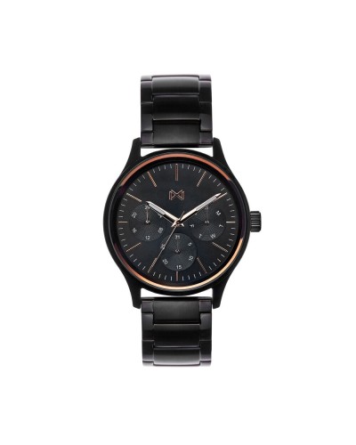 Mark Maddox Herrenuhr HM7100-57, blaues Zifferblatt 41mm, elegant & lässig
