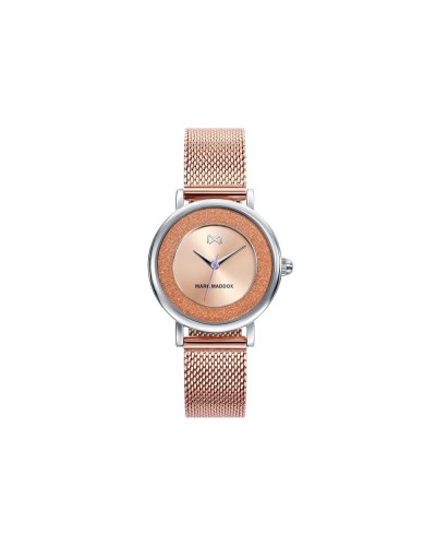 Montre Femme Mark Maddox MM7108-90 Argent Cadran Blanc Décontractée
