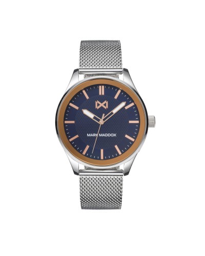 Mark Maddox Orologio Uomo HM7139-37 Nero Argento | Stile Casual Elegante
