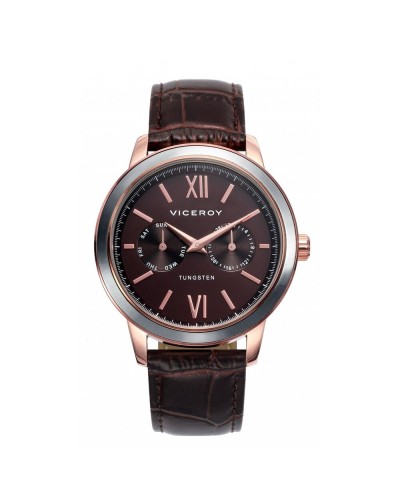 Viceroy Montre Homme 40991-43 : Chronographe Acier Bleu, Résistant à l'Eau
