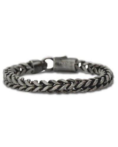 Frank 1967 Bracelet Homme Acier Noir Maille Milanaise - 7FB-0230
