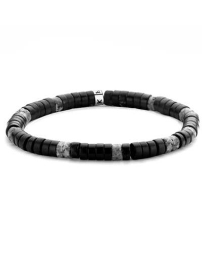 Frank 1967 Herrenarmband Stahl Schwarz 7FB-0434 - Lässiger Stil
