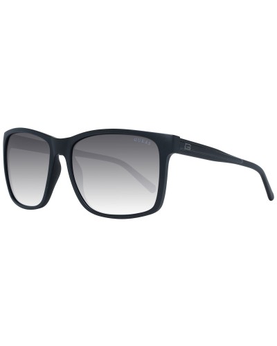 Guess GF5082: Gafas de Sol para Hombre Negras Lentes Grises 60mm
