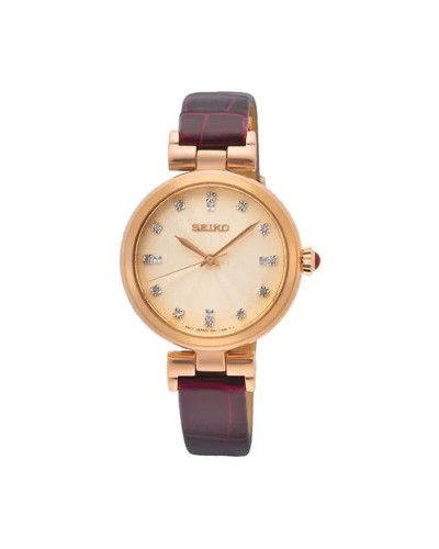 Seiko Women's SRZ548P1: Stainless Steel Quartz Watch, Elegant & Classic
