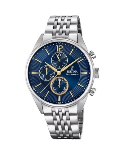 Festina F20285/3 Reloj de Hombre Plateado - Cronógrafo Acero
