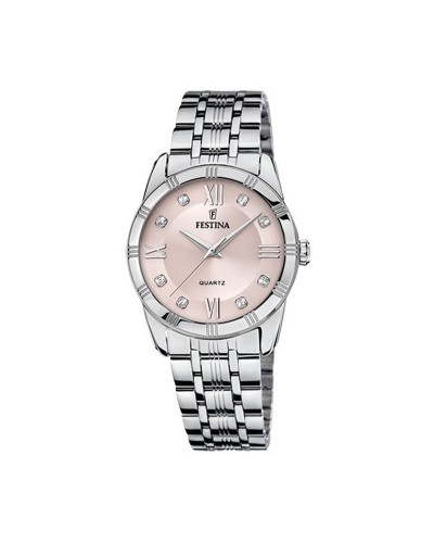 Festina Men's Watch F16940/C: Pink, Silver, Elegant
