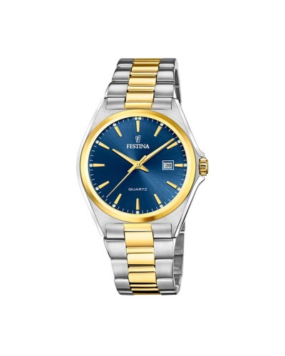 Montre Homme Festina F20554/4 - Cadran Bleu, Ø 40mm - Style Élégant

