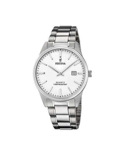 Festina Reloj de Hombre Plateado F20511/2 - Cronógrafo Acero Inoxidable
