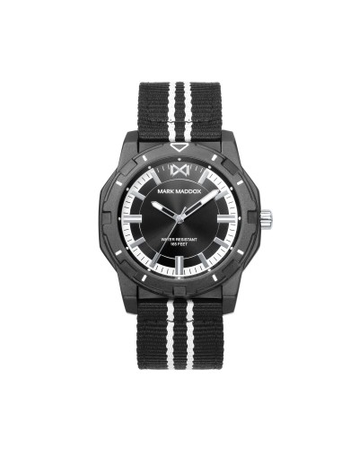 Mark Maddox Orologio Uomo Nero Ø43mm - Casual Elegante - HC0126-57

