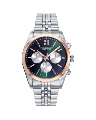 Herrklocka Viceroy 42423-63 Svart Silvrig (Ø 41 mm)