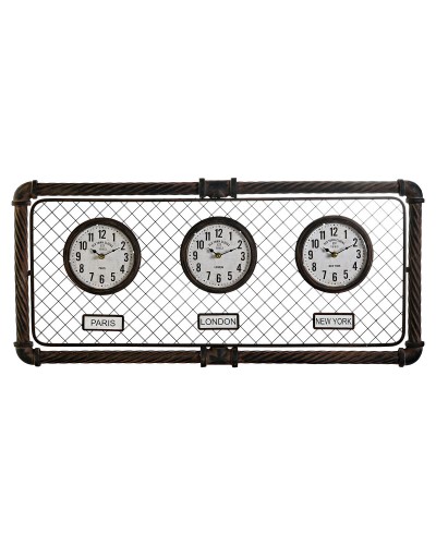 ESPRIT Wall Clock Grey Polypropylene Iron 93 x 5 x 42 cm - Modern Design
