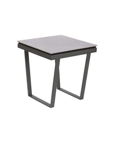 Sidobord Home ESPRIT Grå Metall 51 x 51 x 53 cm