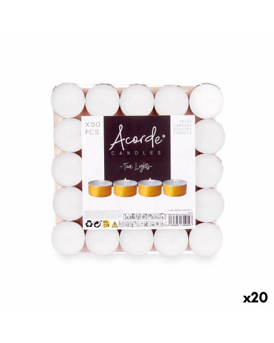 Duftneutrale Teelichter, 20er-Set, ideal für Aromatherapie und Dekorationen
