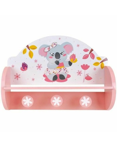 Fun House Wandgarderobe Rosa aus MDF-Holz, 33 x 46 x 15 cm (3700057133375)

