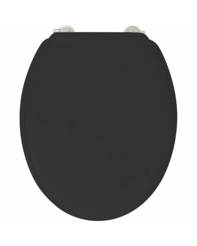 Water Gelco DuPlo GEL3467937116537 Tablero de Inodoro de Bambú Negro, Duradero y Antideslizante
