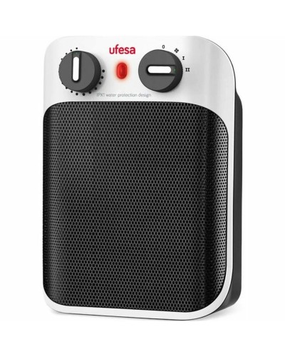 Ufesa CC1800IP Heizlüfter mit 1800 W, Weiß/Schwarz - Schnelle Wärme für Wohnräume
