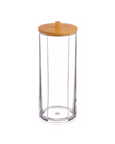 Bambus-Kosmetikwattestäbchen-Spender Ballete, 7,3 x 18,5 cm
