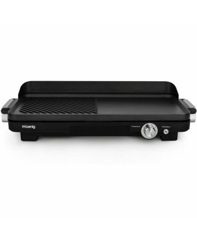 H.Koenig GRX330 Plaque à Rôtir Multifonction - Grill & Plancha Antiadhésive

